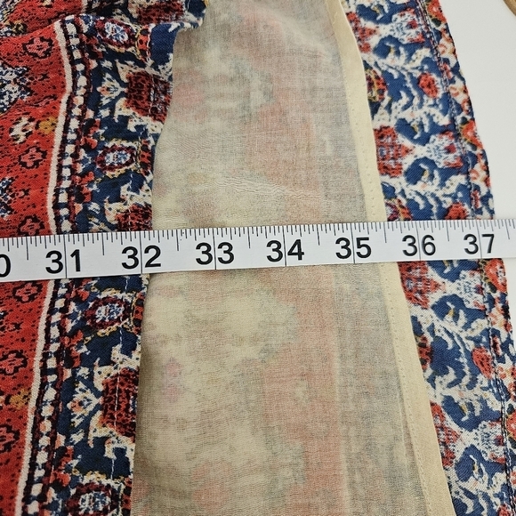 Altar'd State Womens Boho Bell Sleeve Mini Dress Sz Small - Picture 10 of 13